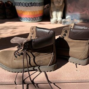Timberland Brown Lace Up Boots